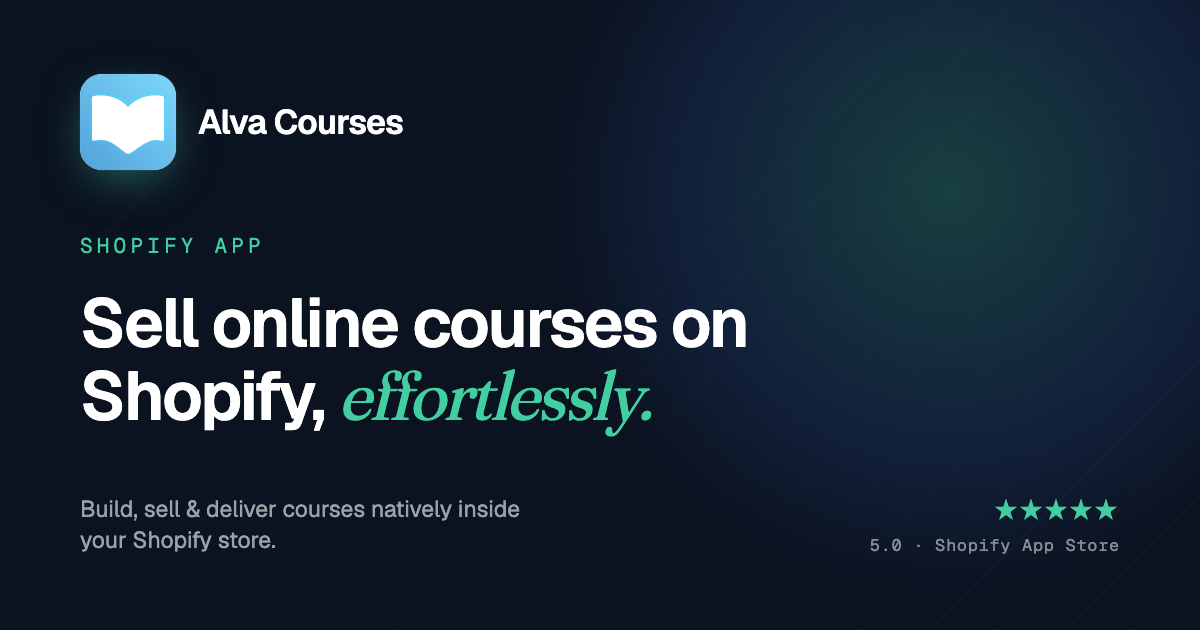 Alva Courses social share image
